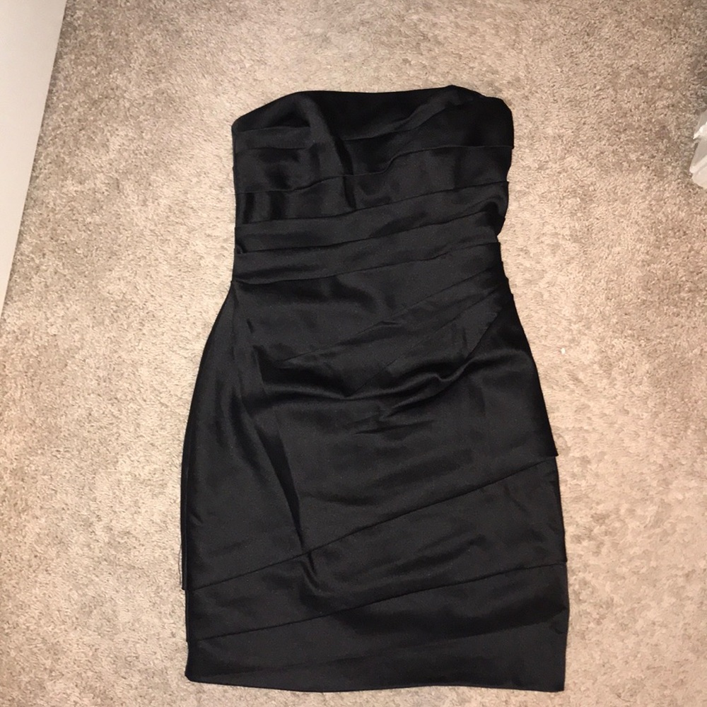 Black bridesmaid dress